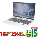 良品 フルHD 15.6インチ HP ProBook 450 G10 / Windows11/ 10コア 卓越性能 第13世代Core i5-1335u/ 16GB/ 爆速NVMe式PCIE4.0 256GB-SSD/ カメラ/ 無線Wi-Fi6/ Office付き/ Win11【中古ノートパソコン 中古パソコン 中古PC】税込送料無料 あす楽対応 即日発送