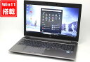 ゲーミングPC 中古美品 フルHD 15.6インチ HP Zbook 15 G6 Windows11 8コア 超高性能 第9世代Core i9-9880H 32GB 爆速NVMe式1TB-SSD NVIDIA Quadro RTX 3000 カメラ LTE 無線Wi-Fi6 Office付き Win11 中古ノートパソコン 中古パソコン 中古PC 送料無料 あす楽対応 即日発送