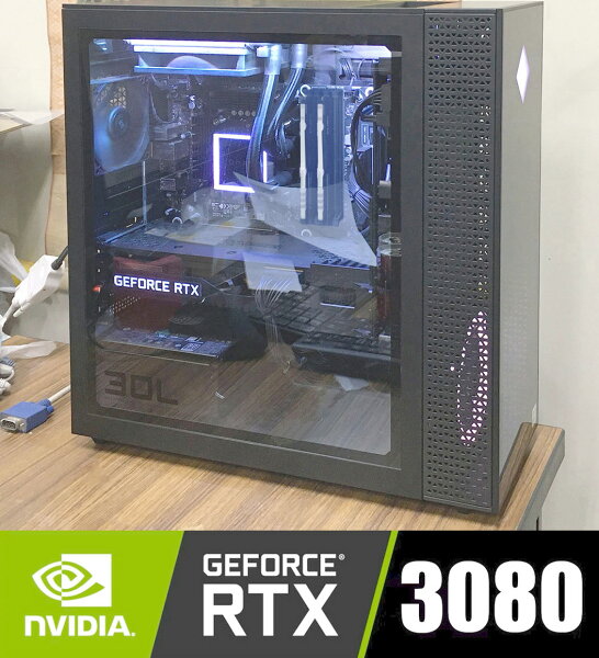 中古美品 OMEN by HP 30L Desktop GT13-0826jp 水冷式ゲーミングPC  Windows11 超高性能 Intel 第10世代Core i7-10700K /32GB/ 爆速NVMe式1TB-SSD + 2TB-HDD/ NVIDIA GeForce RTX 3080 無線Wi-Fi6 Office付き Win11【デスクトップ 中古パソコン 中古PC】送料無料 即日発送
