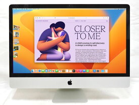送料無料 あす楽対応 即日発送 中古 フルHD 21.5インチ液晶一体型 Apple iMac A1418 Mid-2017 macOS Ventura(正規版Windows11追加可能) 高性能 七世代Core i5-7360U 8GB 1TB カメラ 無線 リカバリ 【デスクトップ 中古パソコン 中古PC】