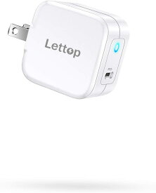 ACアダプター Lettop 急速充電器 20W アダプター Type-C 充電器 iPhone 12/iPhone 12 Pro対応 iPhone/Galaxy/iPad Pro/MacBook Pro その他Type-C機器対応 軽量 小型 PSE認証済