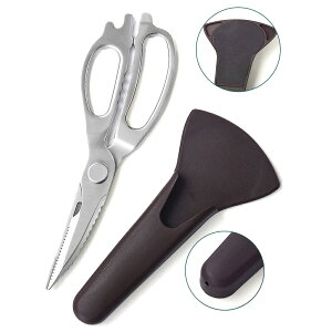 【破格2,180円★クーポン利用で】 キッチンバサミ 分解 オールステンレス キッチン ハサミ キッチンばさみ キッチンはさみ 食洗機対応 ステンレス 軽量 軽い 丸洗い 分解して洗える 分解でき