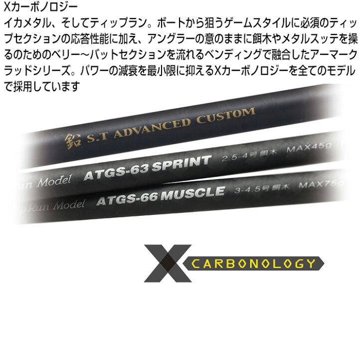 楽天市場】ティップランロッド パームス アーマークラッド ATGS 