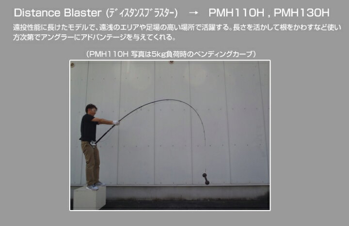 楽天市場 テンリュウ パワーマスター ヘビーコア Pmh130h ショアジギング ショアプラッキング スピニング 2ピース 釣具のレインドロップス
