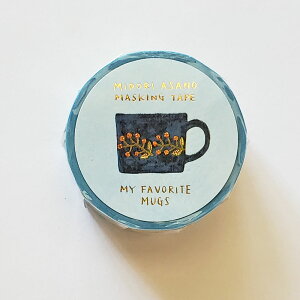 �y���݂ǂ�z�������}�X�L���O�e�[�v�@MY FAVORITE MUGS�@�}�O�@�u���[