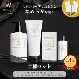 【公式】Wonjungyo 【ウォンジョンヨヘア 全種セット モイスト／スムース】シャンプーとトリートメントのトライアルパウチがついたお得なセット！