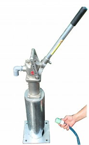 ステンレス製手押しポンプ 水道直結型