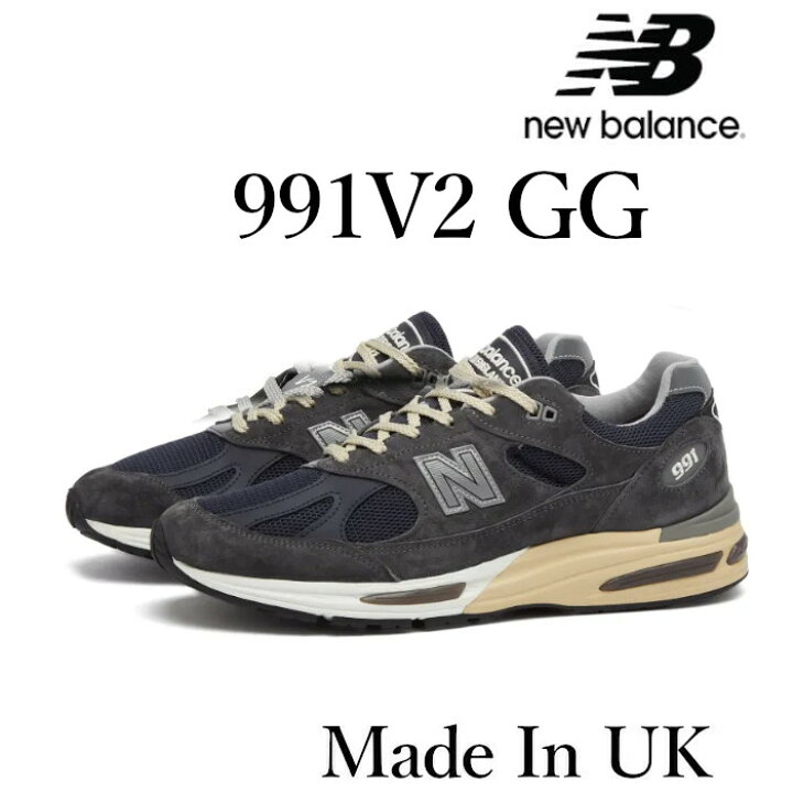 楽天市場】【返品 サイズ交換 OK】NEW BALANCE U991GG2 GREY NAVY Made  