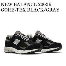 【お取り寄せ商品】NEW BALANCE 2002R GORE-TEX BLACK/GRAY ニューバランス 2002R ゴアテックス ブラック/グレー M2002RXD