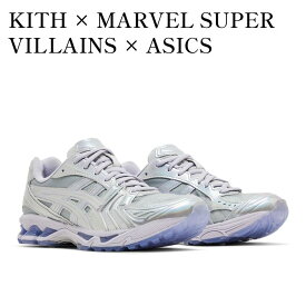 【お取り寄せ商品】KITH × MARVEL SUPER VILLAINS × ASICS GEL-KAYANO 14 SILVER SURFER (WITH A COMIC BOOK IN A PSA CASE.) キス × マーベル スーパーヴィランズ × アシックス ゲルカヤノ14 シルバーサーファー (コミックブック&PSAケース付き) 1203A661-020