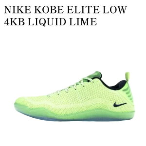 yCO 񂹏izNIKE KOBE ELITE LOW 4KB LIQUID LIME 824463-334 Y fB[X lC 