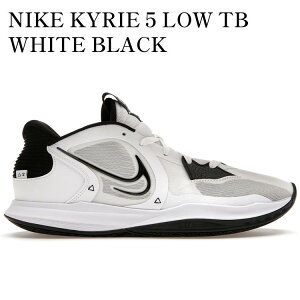 �y�C�O���� �����񂹏��i�zNIKE KYRIE 5 LOW TB WHITE BLACK DO9617-100 �����Y ���f�B�[�X �l�C �������