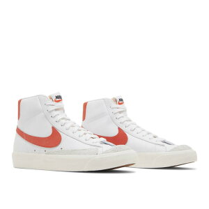 yCO 񂹏izNIKE BLAZER MID 77 WHITE MANTRA ORANGE (WOMEN'S) DZ4408-100 Y fB[X lC 