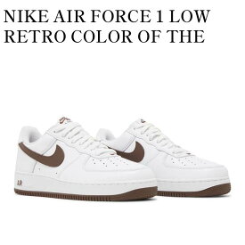 【お取り寄せ商品】NIKE AIR FORCE 1 LOW RETRO COLOR OF THE MONTH CHOCOLATE/WHITE ナイキ エアフォース1 ロー レトロ カラー オブ ザ マンス チョコレート/ホワイト DM0576-100