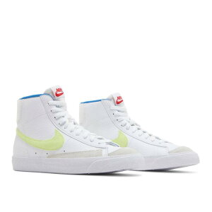 yCO 񂹏izNIKE BLAZER MID 77 WHITE LEMON VELCRO (GS) DQ1042-100 Y fB[X lC 