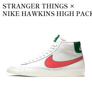 yCO 񂹏izNIKE BLAZER MID STRANGER THINGS HAWKINS HIGH SCHOOL CJ6101-100 Y fB[X lC 