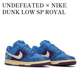 【お取り寄せ商品】UNDEFEATED × NIKE DUNK LOW SP ROYAL アンディフィーテッド × ナイキ ダンク ロー SP ロイヤル DH6508-400 メンズ レディース 人気 おしゃれ