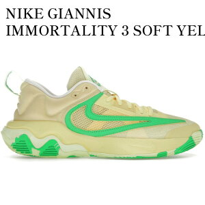 �y�C�O���� �����񂹏��i�zNIKE GIANNIS IMMORTALITY 3 SOFT YELLOW GREEN SHOCK DZ7533-700 �����Y ���f�B�[�X �l�C �������