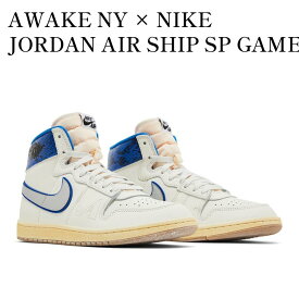 【お取り寄せ商品】AWAKE NY × NIKE JORDAN AIR SHIP SP GAME ROYAL アウェイクニューヨーク × ナイキ ジョーダン エアシップ SP ゲームロイヤル FN8675-104 メンズ レディース 人気 おしゃれ