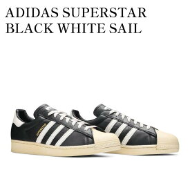 【お取り寄せ商品】ADIDAS SUPERSTAR BLACK WHITE SAIL アディダス スーパースター ブラック ホワイト セイル FV2832