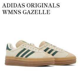 【お取り寄せ商品】ADIDAS ORIGINALS WMNS GAZELLE WHITE/COLLEGIATE GREEN/MAGIC BEIGE アディダス オリジナルス ウィメンズ ガゼル ホワイト/カレッジエイトグリーン/マジックベージュ ID7056