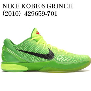 �y�C�O���� �����񂹏��i�zNIKE KOBE 6 GRINCH (2010) 429659-701 �����Y ���f�B�[�X �l�C �������