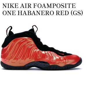 yCO 񂹏izNIKE AIR FOAMPOSITE ONE HABANERO RED (GS) 644791-603 Y fB[X lC 