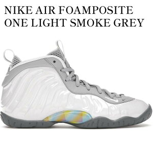 yCO 񂹏izNIKE AIR FOAMPOSITE ONE LIGHT SMOKE GREY (GS) CU1054-001 Y fB[X lC 