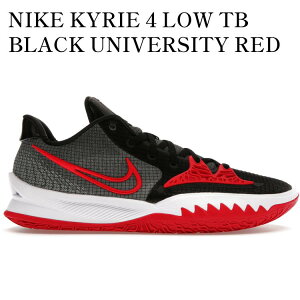�y�C�O���� �����񂹏��i�zNIKE KYRIE 4 LOW TB BLACK UNIVERSITY RED DA7803-002 �����Y ���f�B�[�X �l�C �������