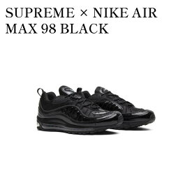 【お取り寄せ商品】SUPREME × NIKE AIR MAX 98 BLACK シュプリーム × ナイキ エアマックス 98 ブラック 844694-001 メンズ レディース 人気 おしゃれ