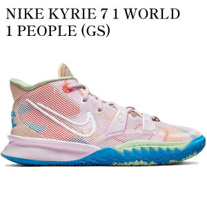 �y�C�O���� �����񂹏��i�zNIKE KYRIE 7 1 WORLD 1 PEOPLE (GS) CT4080-600 �����Y ���f�B�[�X �l�C �������