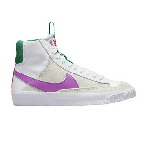 yCO 񂹏izNIKE BLAZER MID 77 SE DANCE WHITE FUCHSIA DREAM (GS) DQ6084-101 Y fB[X lC 