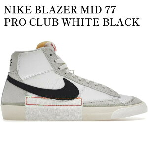 �y�C�O���� �����񂹏��i�zNIKE BLAZER MID 77 PRO CLUB WHITE BLACK LIGHT BONE SUMMIT WHITE DQ7673-100 �����Y ���f�B�[�X �l�C �������