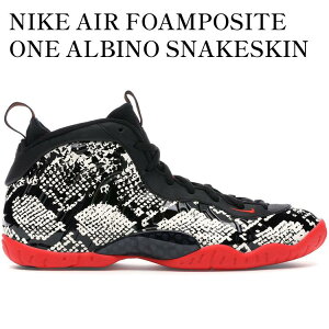 yCO 񂹏izNIKE AIR FOAMPOSITE ONE ALBINO SNAKESKIN (GS) 644791-104 Y fB[X lC 