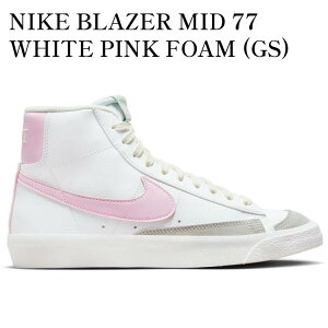yCO 񂹏izNIKE BLAZER MID 77 WHITE PINK FOAM (GS) DA4086-106 Y fB[X lC 