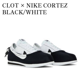 【お取り寄せ商品】CLOT × NIKE CORTEZ BLACK/WHITE クロット × ナイキ コルテッツ ブラック/ホワイト DZ3239-002 メンズ レディース 人気 おしゃれ