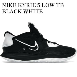 yCO 񂹏izNIKE KYRIE 5 LOW TB BLACK WHITE DO9617-002 Y fB[X lC 