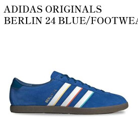【お取り寄せ商品】ADIDAS ORIGINALS BERLIN 24 BLUE/FOOTWEAR WHITE/DARK MARINE アディダス オリジナルス ベルリン24 ブルー/フットウェアホワイト/ダークマリーン IG2108 メンズ レディース 人気 おしゃれ