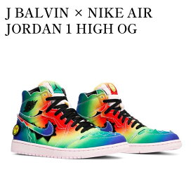 【お取り寄せ商品】J BALVIN × NIKE AIR JORDAN 1 HIGH OG RAINBOW J バルビン × ナイキ エアジョーダン1 ハイ OG レインボー DC3481-900