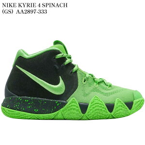�y�C�O���� �����񂹏��i�zNIKE KYRIE 4 SPINACH (GS) AA2897-333 �����Y ���f�B�[�X �l�C �������