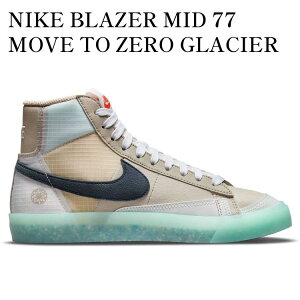 yCO 񂹏izNIKE BLAZER MID 77 MOVE TO ZERO GLACIER ICE (GS) DO2699-200 Y fB[X lC 