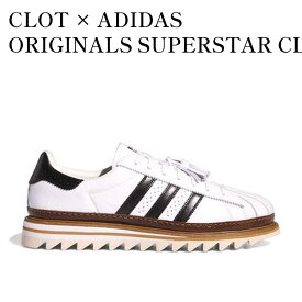 【お取り寄せ商品】CLOT × ADIDAS ORIGINALS SUPERSTAR CLOUD WHITE/CORE BLACK クロット × アディダス オリジナルス スーパースター クラウドホワイト/コアブラック IH3132 メンズ レディース 人気 おしゃれ