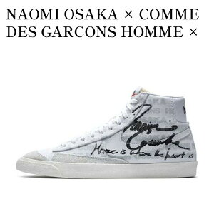 yCO 񂹏izNIKE BLAZER MID COMME DES GARCONS X NAOMI OSAKA DA5383-100 Y fB[X lC 