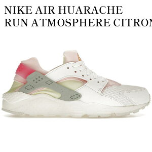 yCO 񂹏izNIKE AIR HUARACHE RUN ATMOSPHERE CITRON TINT (GS) DR0163-100 Y fB[X lC 