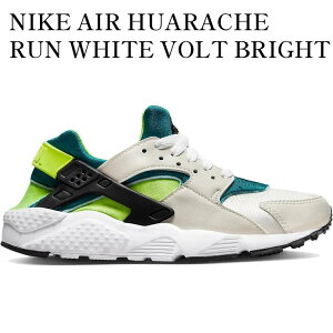 yCO 񂹏izNIKE AIR HUARACHE RUN WHITE VOLT BRIGHT SPRUCE (GS) 654275-045 Y fB[X lC 