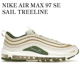 【海外限定 お取り寄せ商品】NIKE AIR MAX 97 SE SAIL TREELINE DM8588-100 メンズ レディース 人気 おしゃれ