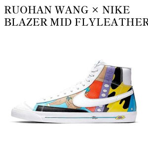 yCO 񂹏izNIKE BLAZER MID 77 FLYLEATHER RUOHAN WANG CZ3775-900 Y fB[X lC 