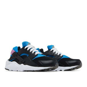 yCO 񂹏izNIKE AIR HUARACHE RUN BLACK PHOTO BLUE ACTIVE PINK (GS) DR0166-001 Y fB[X lC 