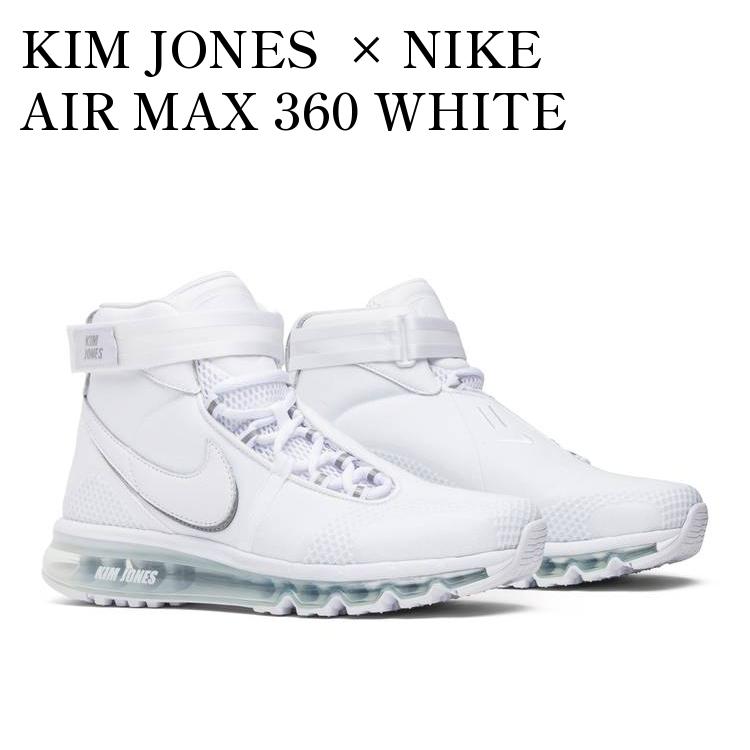 【お取り寄せ商品】KIM JONES × NIKE AIR MAX 360 WHITE キ ムジョーンズ × ナイキエアマックス360 ホワイト AO2313-100：RAISE