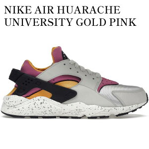 �y�C�O���� �����񂹏��i�zNIKE AIR HUARACHE UNIVERSITY GOLD PINK DD1068-003 �����Y ���f�B�[�X �l�C �������
